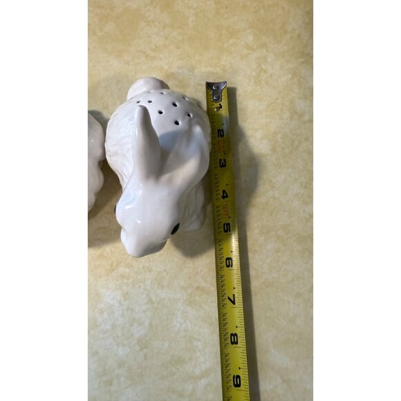 Vintage Ceramic Rabbit & Guinea Pig Salt & Pepper Shakers - Picture 7 of 9